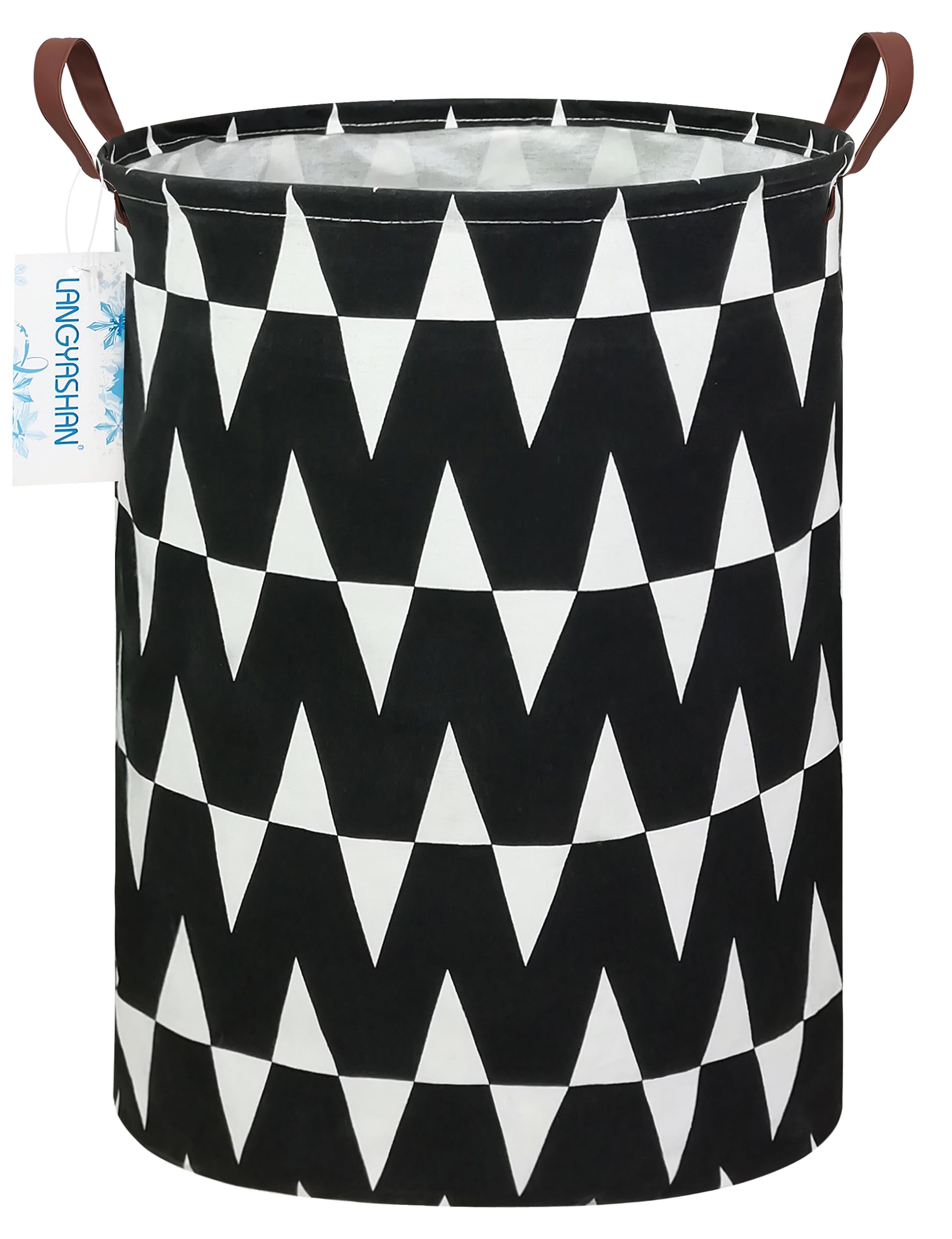 Collapsible Canvas Hamper by LANGYASHAN - Laundry Baskets by Handbags Specialist Headquarter | Available at Handbags Specialist Headquarter