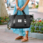 Pink Expandable Travel Duffel with Wet Pocket -  by Handbags Specialist Headquarter | Available at Handbags Specialist Headquarter