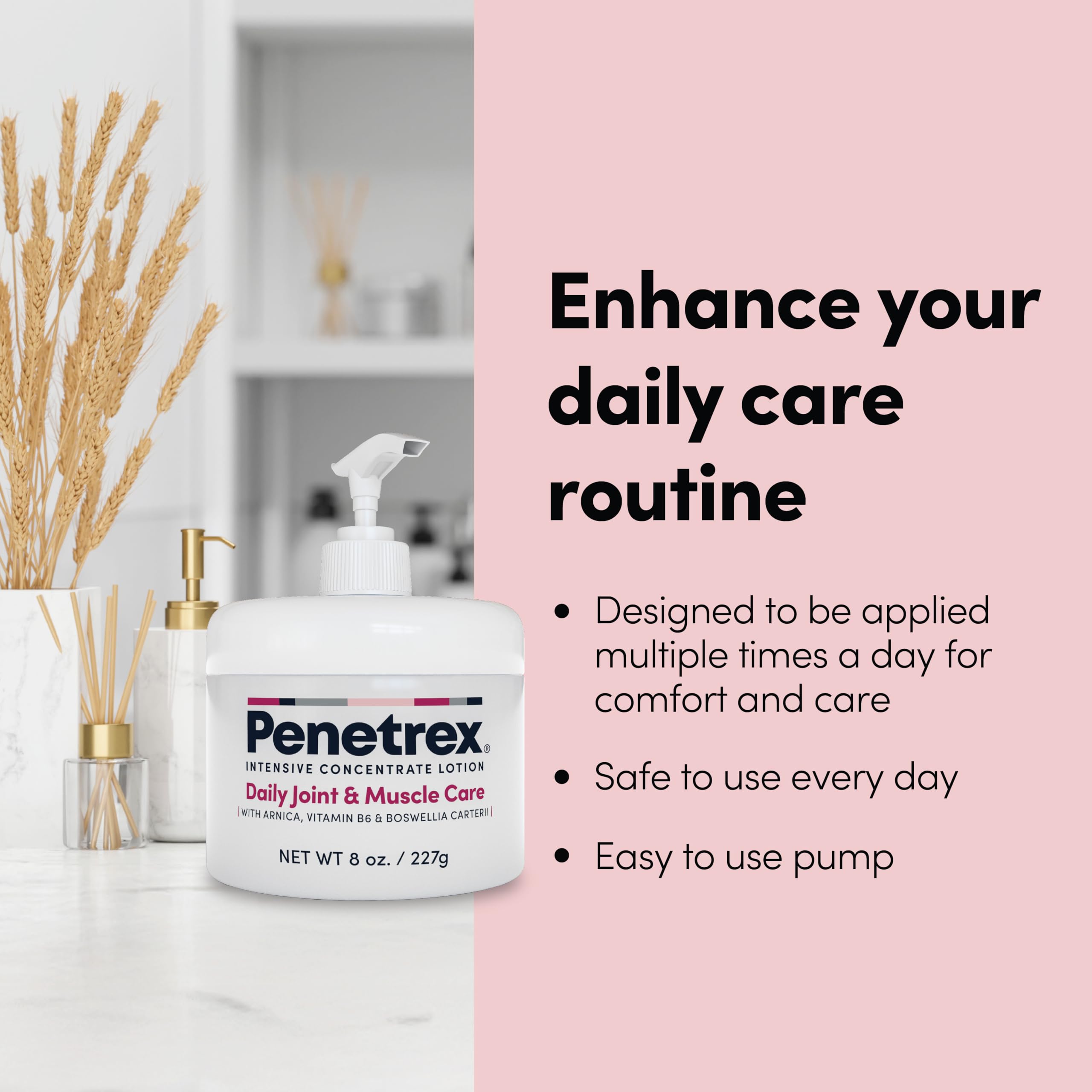 Penetrex Cream Duo Pack with 2oz and 4oz jars for daily joint and muscle care, easy pump dispenser. - Penetrex Cream Duo Pack - 2oz & 4oz Jars - 4 Ounce (Pack of 1) - Handbags Specialist Headquarter