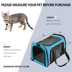 PawsVoyage: Grey TSA-Approved Pet Carrier (15lbs Max) -  by Handbags Specialist Headquarter | Available at Handbags Specialist Headquarter