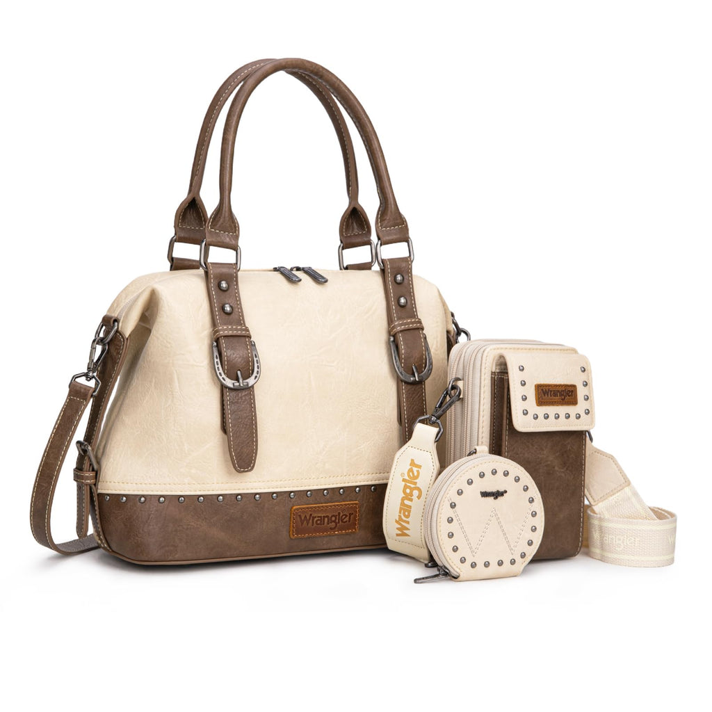 Wrangler Women's Trio: Satchel, Phone Bag & Coin Purse