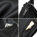 Lapsting Boho Faux Leather Hobo Shoulder Bag