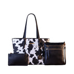 Leopard Luxe: Montana West 3pc Tote & Satchel Set
