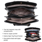 Women’s 2pc Tote & Wallet Handbag Set with 3 Compartments