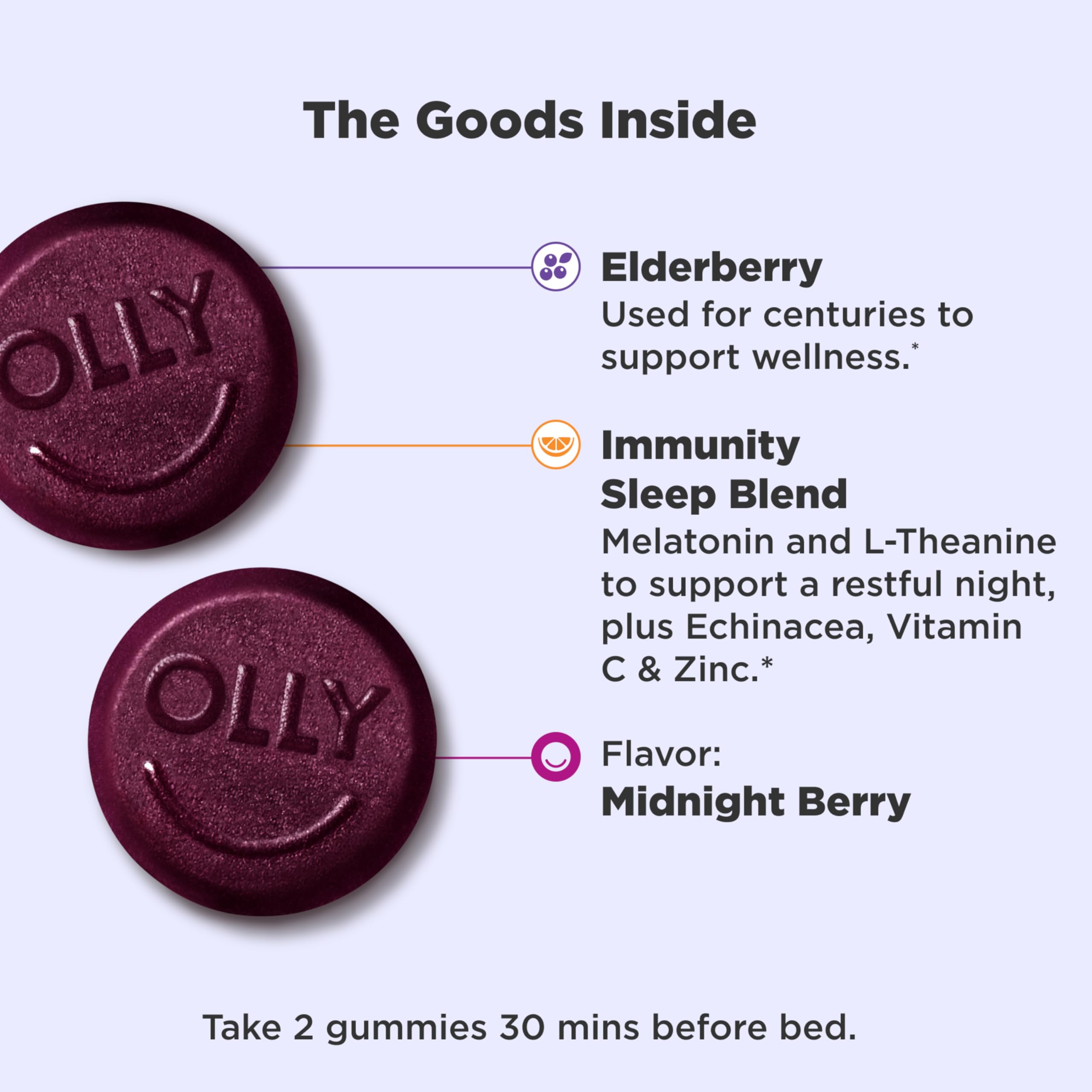 Berry Sleep & Immunity Boost Gummies - Health-Care by Handbags Specialist Headquarter | Available at Handbags Specialist Headquarter