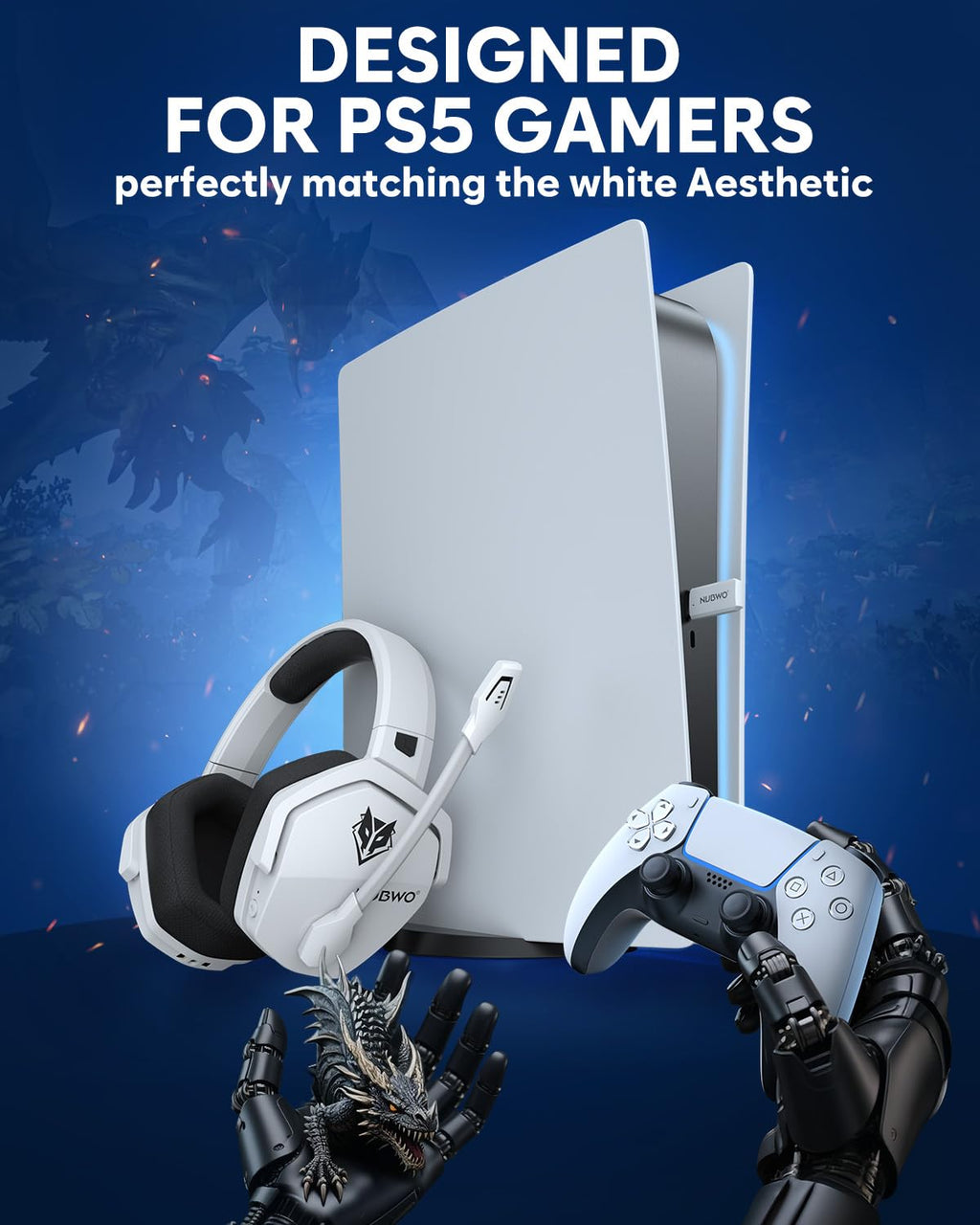 NUBWO G06 Dual Wireless Gaming Headset - Gaming Accessories by Handbags Specialist Headquarter | Available at Handbags Specialist Headquarter