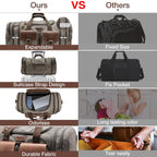 Wildroad 50L Waxed Canvas Waterproof Duffle Bag