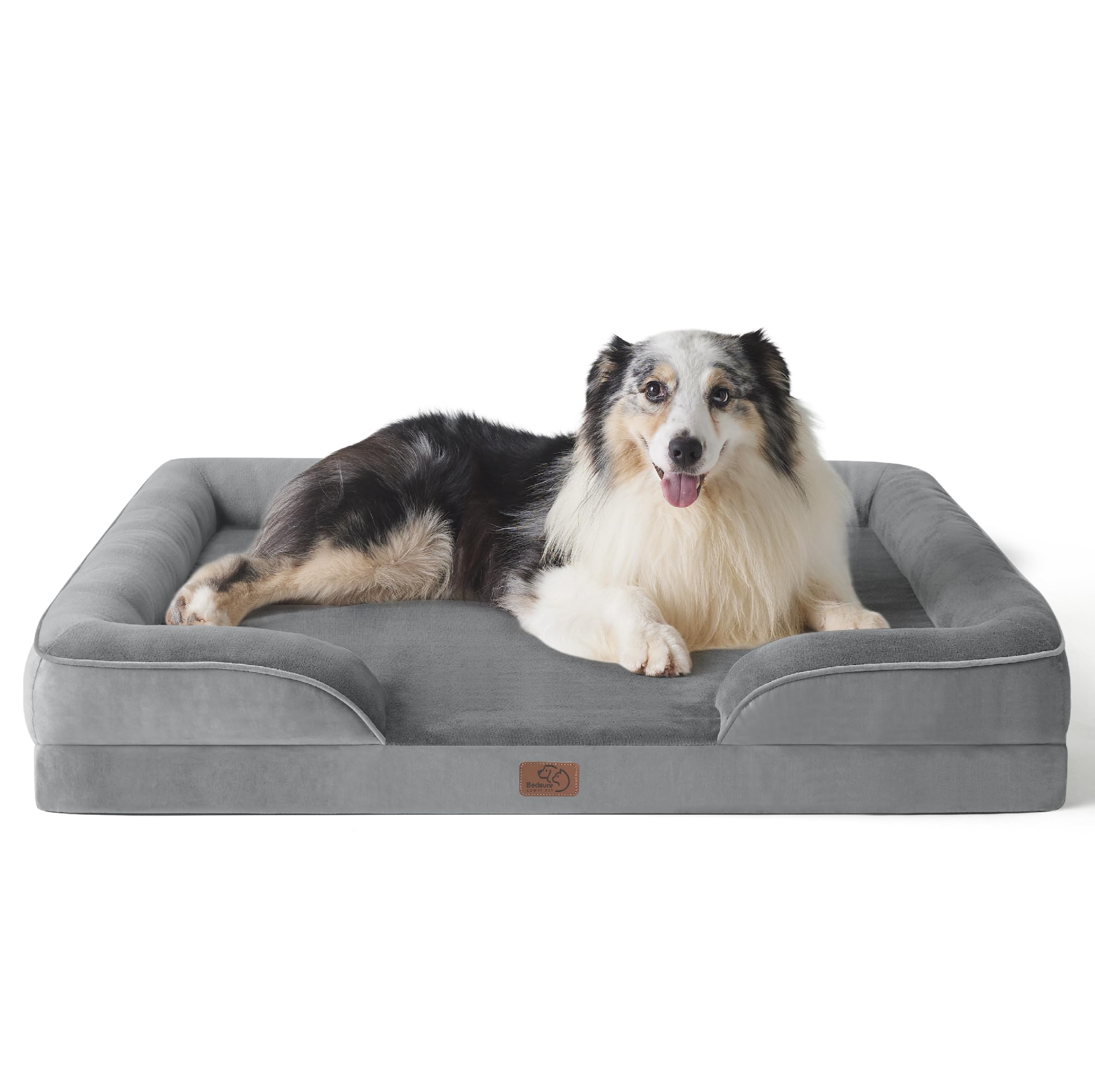 ComfyPaws Orthopedic Washable Dog Sofa - Large, Grey -  by Handbags Specialist Headquarter | Available at Handbags Specialist Headquarter