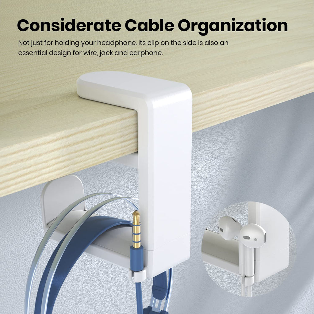 EURPMASK 360° Rotating Headphone Stand & Organizer - Gaming Accessories by Handbags Specialist Headquarter | Available at Handbags Specialist Headquarter