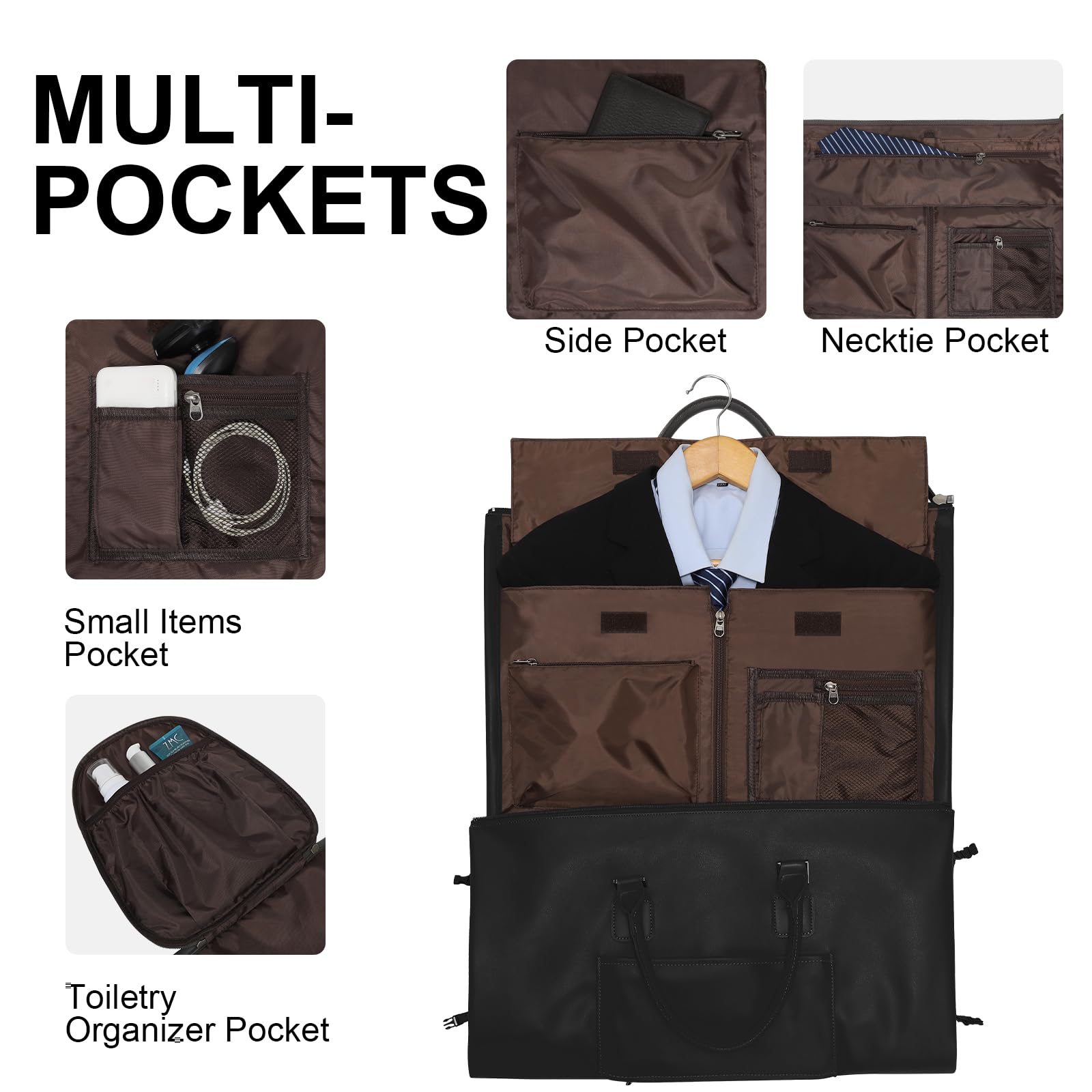 Modoker Travel Garment Bag - Versatile & Stylish - Luggage Travel Bags by Handbags Specialist Headquarter | Available at Handbags Specialist Headquarter