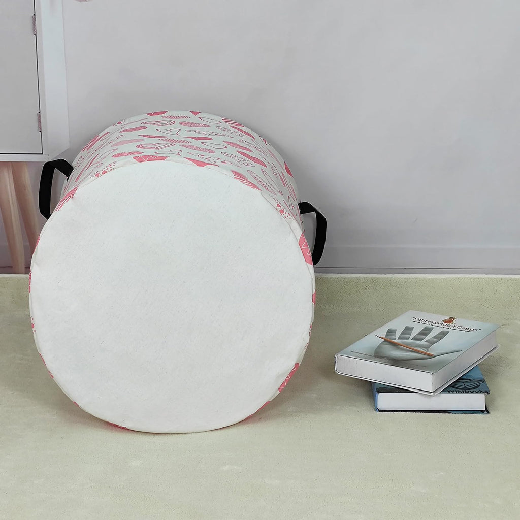 Collapsible Canvas Hamper by LANGYASHAN - Laundry Baskets by Handbags Specialist Headquarter | Available at Handbags Specialist Headquarter