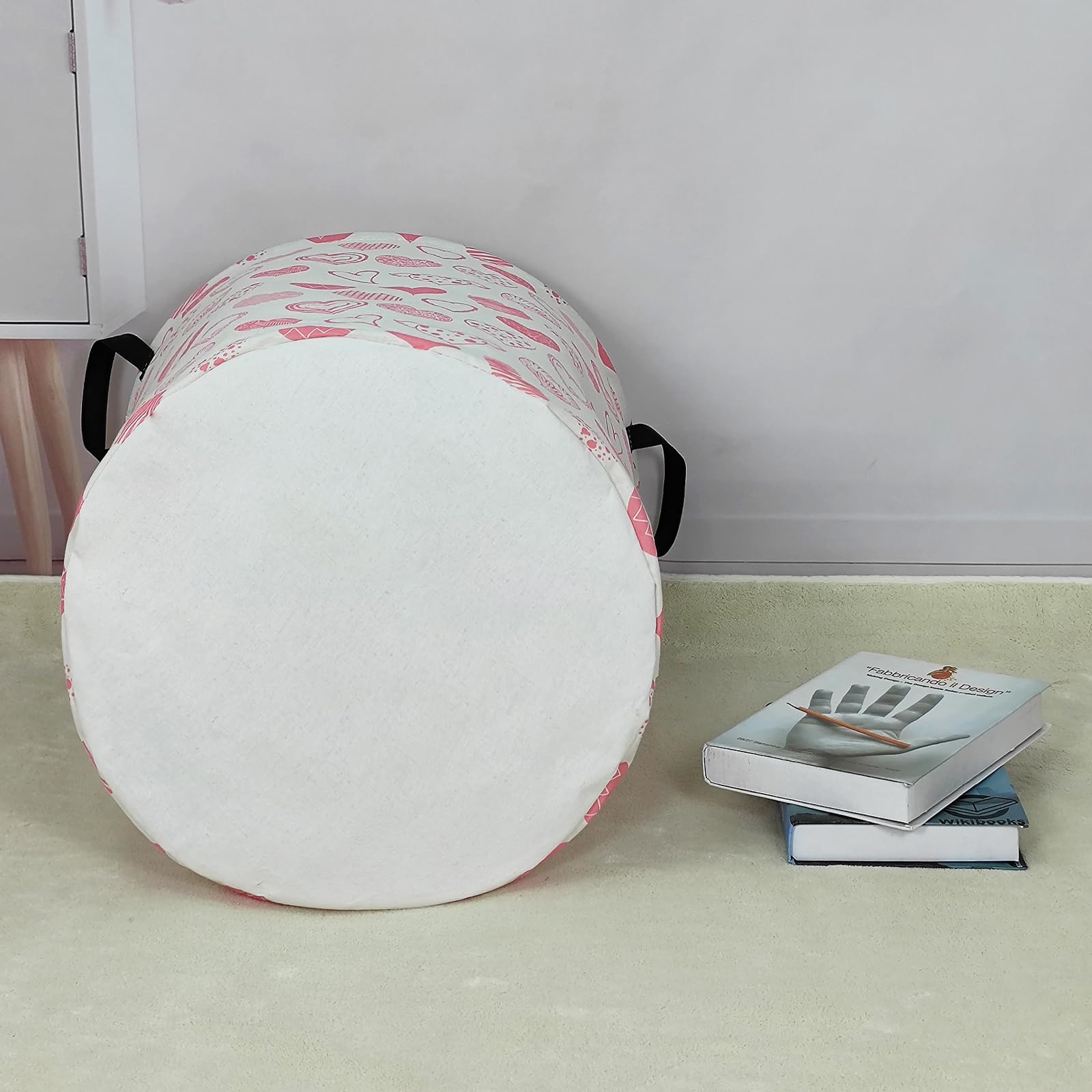 Collapsible Canvas Hamper by LANGYASHAN - Laundry Baskets by Handbags Specialist Headquarter | Available at Handbags Specialist Headquarter