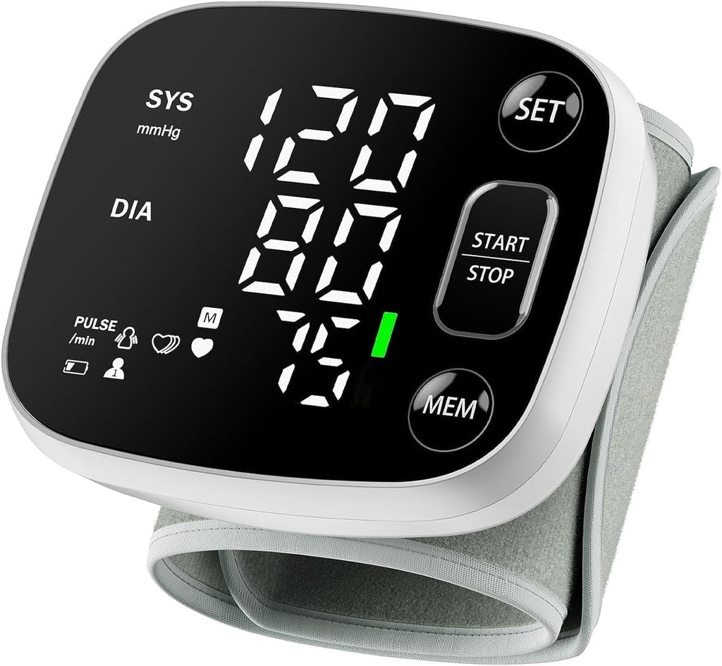OklarHome Wrist BP Monitor: Rechargeable, Voice, LED -  by Handbags Specialist Headquarter | Available at Handbags Specialist Headquarter