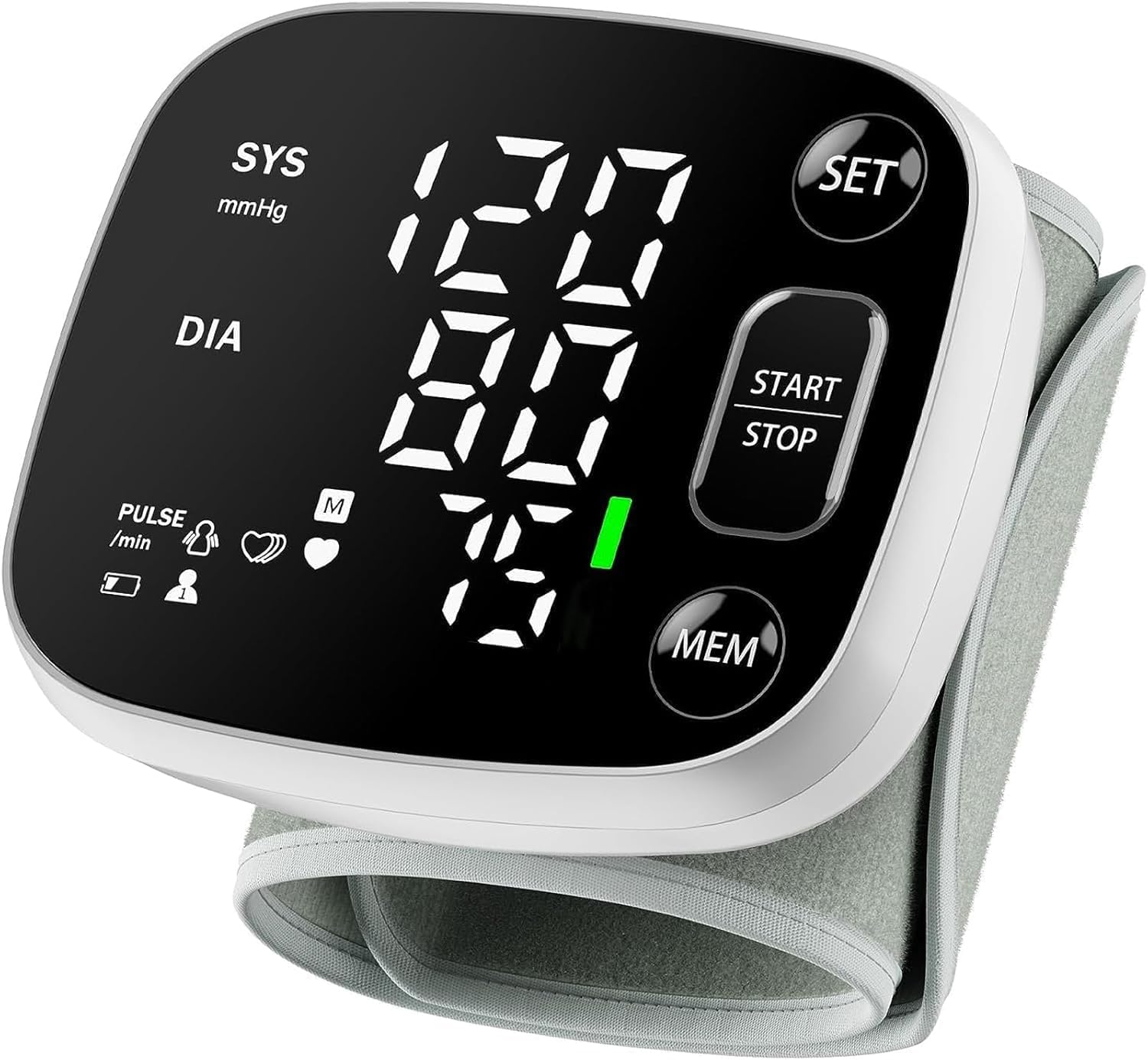 OklarHome Wrist BP Monitor: Rechargeable, Voice, LED -  by Handbags Specialist Headquarter | Available at Handbags Specialist Headquarter