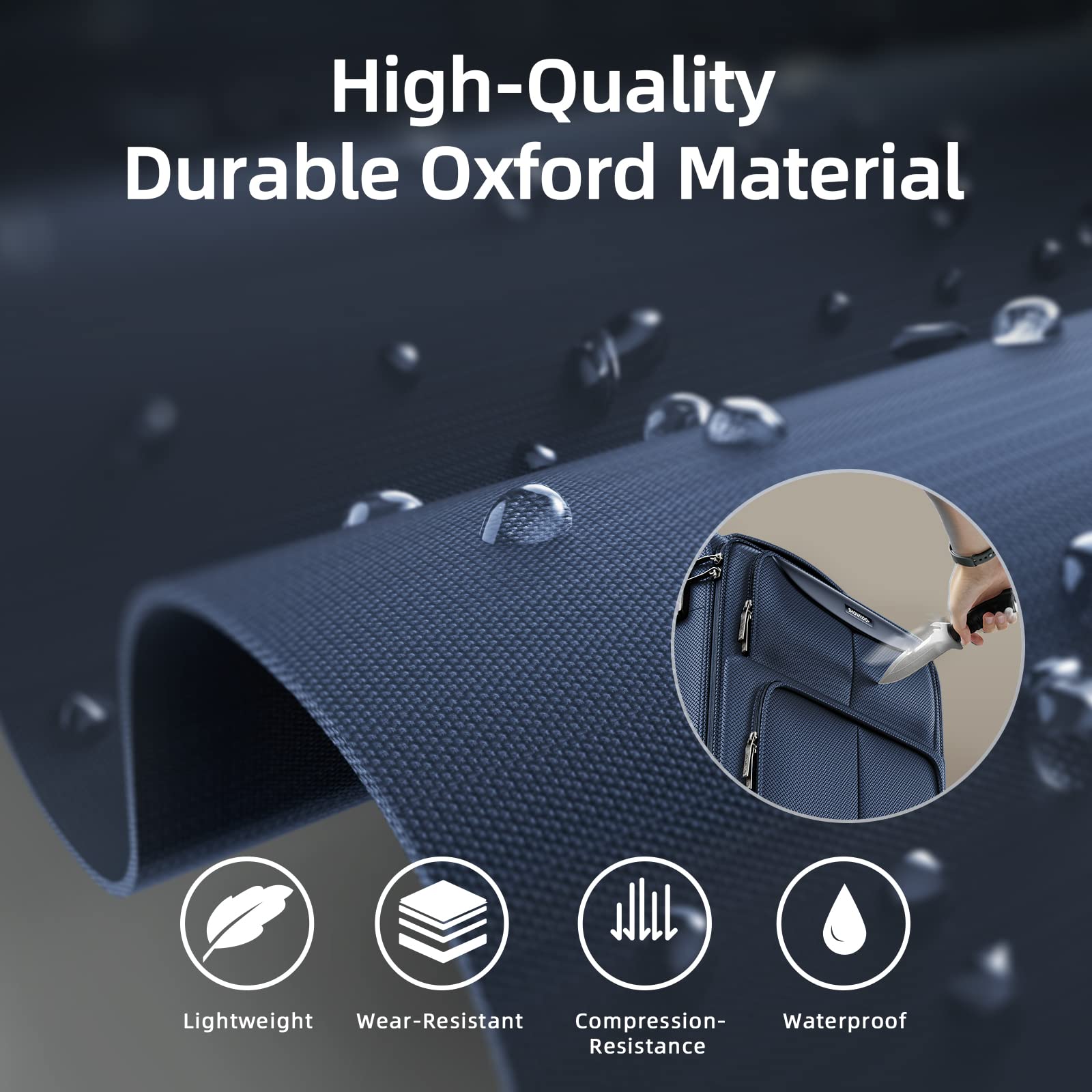 SHOWKOO Armygreen 3-Piece Expandable Luggage Set - Luggage Travel Bags by Handbags Specialist Headquarter | Available at Handbags Specialist Headquarter