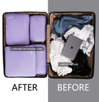 BAGAIL Expandable Travel Compression Cubes Set -  by Handbags Specialist Headquarter | Available at Handbags Specialist Headquarter