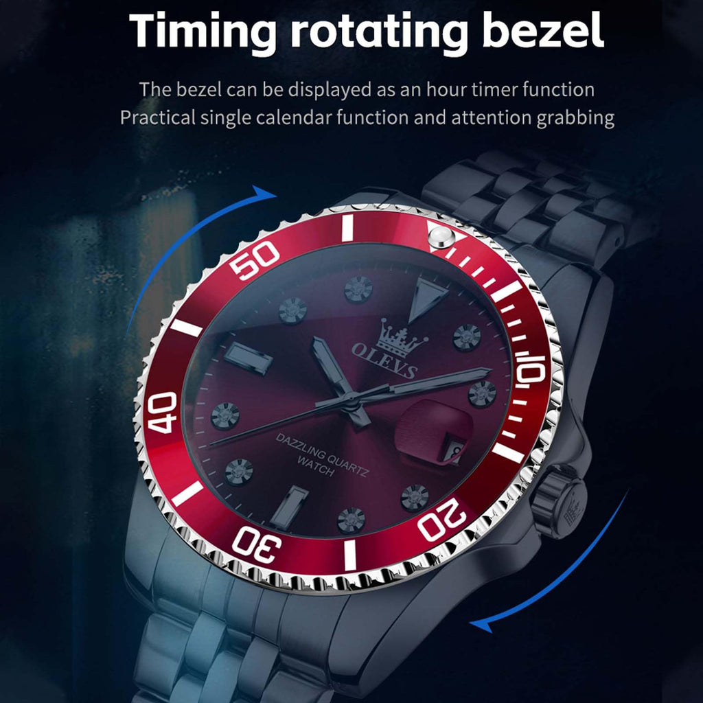 SteelGlow: OLEVS Quartz Men's Luminous Watch