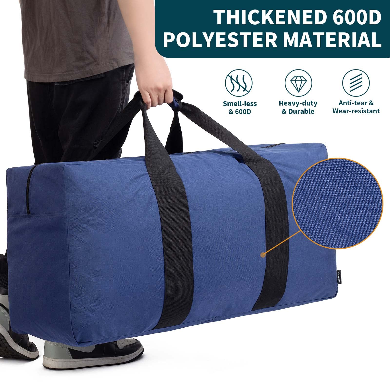 VoyagerMax 100L Travel Duffel - Foldable & Durable