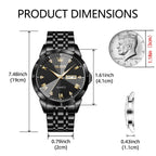 SteelGlow: OLEVS Quartz Men's Luminous Watch