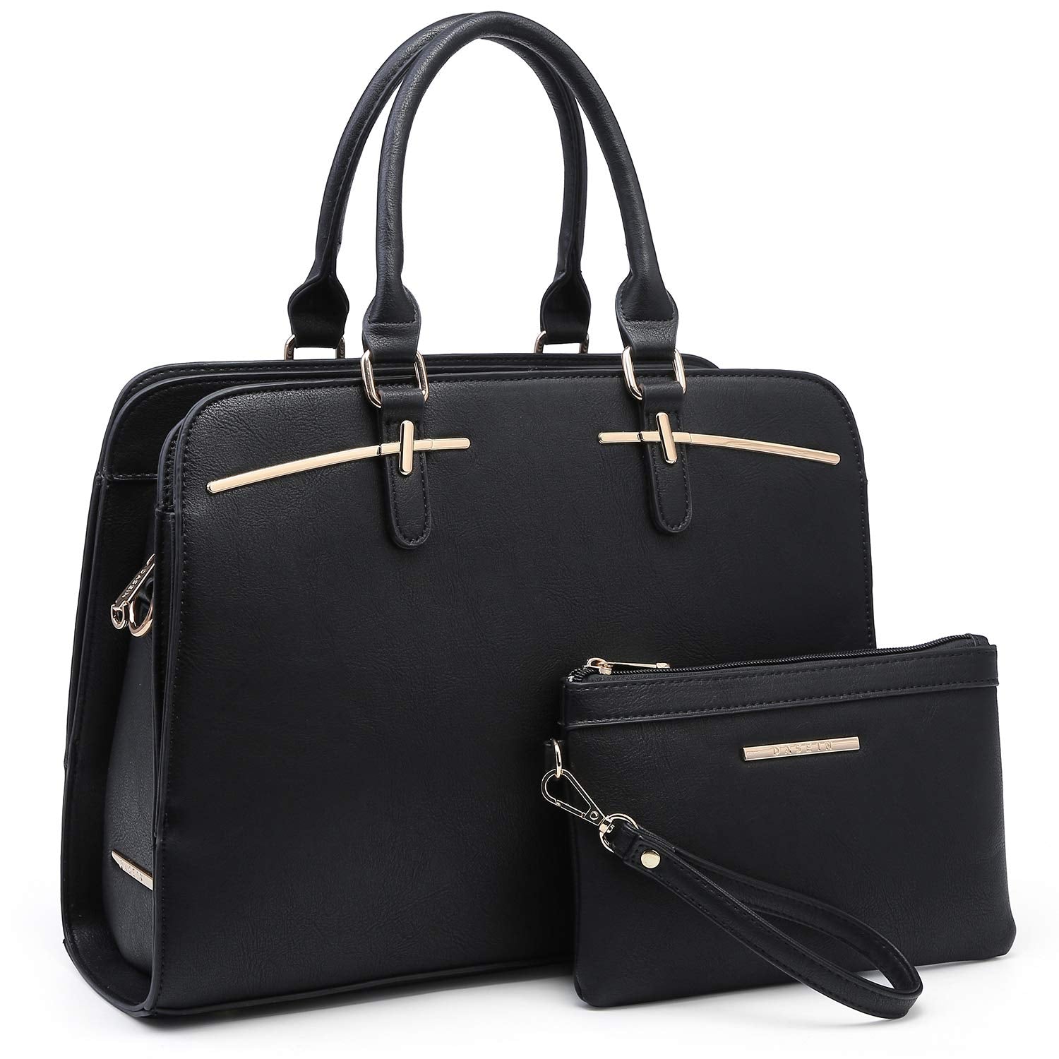 Women’s 2pc Tote & Wallet Handbag Set with 3 Compartments