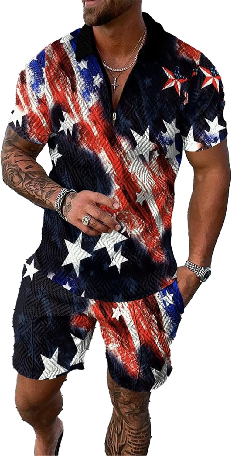 Men's Summer Tracksuit 2-Piece Set