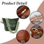 ChicHobo Vegan Leather Crossbody Bag with Strap -  by Handbags Specialist Headquarter | Available at Handbags Specialist Headquarter