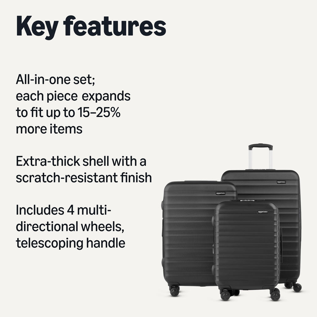 Rose Gold Hardside Carry-On - Luggage Travel Bags by Handbags Specialist Headquarter | Available at Handbags Specialist Headquarter