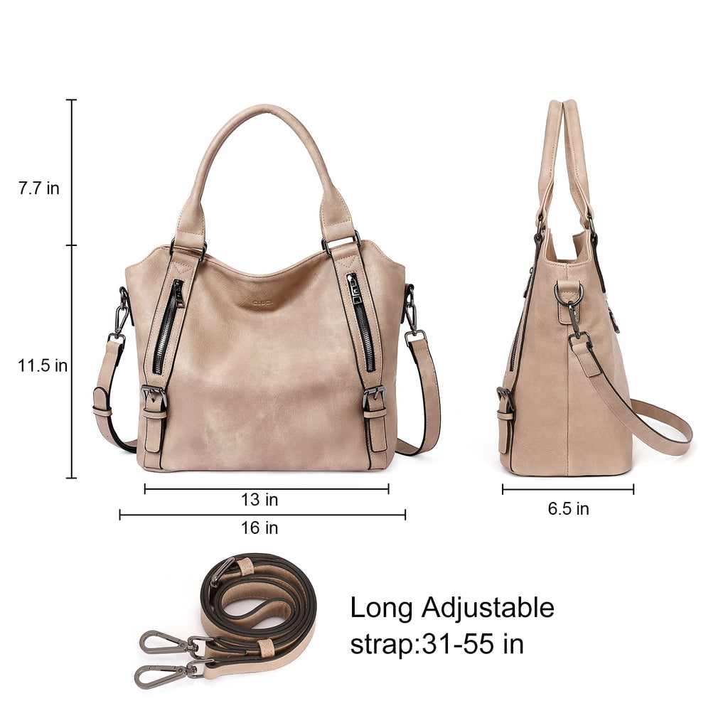 CLUCI Eco Luxe Vegan Leather Tote Bag - Bucket Bag by Handbags Specialist Headquarter | Available at Handbags Specialist Headquarter