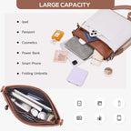 Chic Leather Crossbody with Card Slots for Women -  by Handbags Specialist Headquarter | Available at Handbags Specialist Headquarter