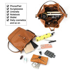 AFKOMST Chic Leather Bucket & Crossbody Bag Set -  by Handbags Specialist Headquarter | Available at Handbags Specialist Headquarter