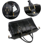 BAOSHA Vegan Leather Oversized Duffel Bag