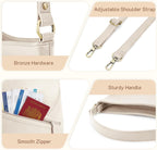 Pocket Zipper Hobo Bag - Hobo Bags by Handbags Specialist Headquarter | Available at Handbags Specialist Headquarter