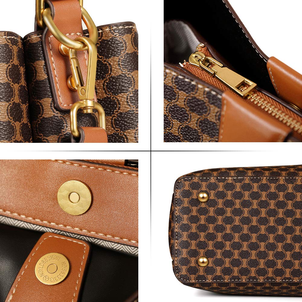 Women's Vintage Leather Satchel Handbag