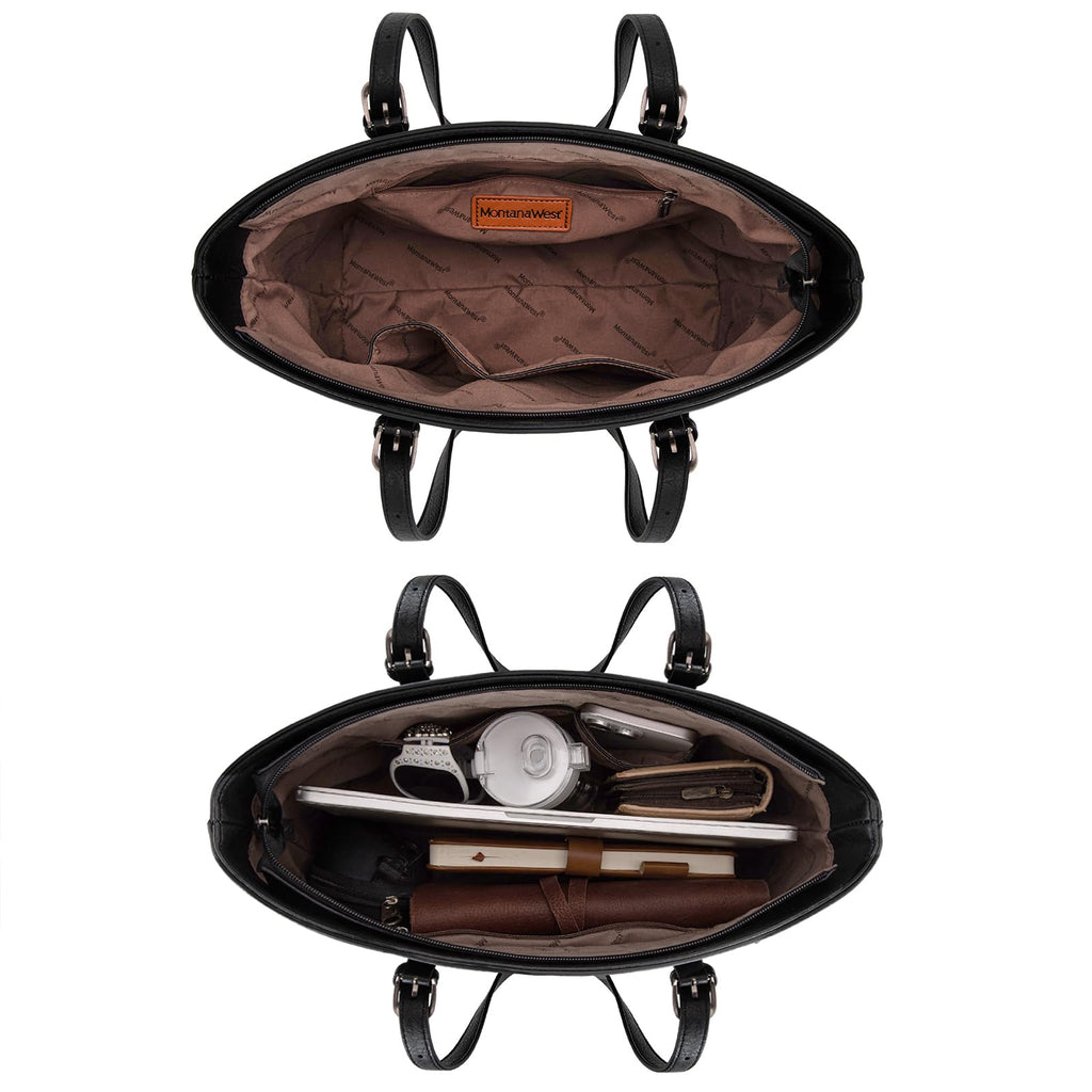 Leopard Luxe: Montana West 3pc Tote & Satchel Set