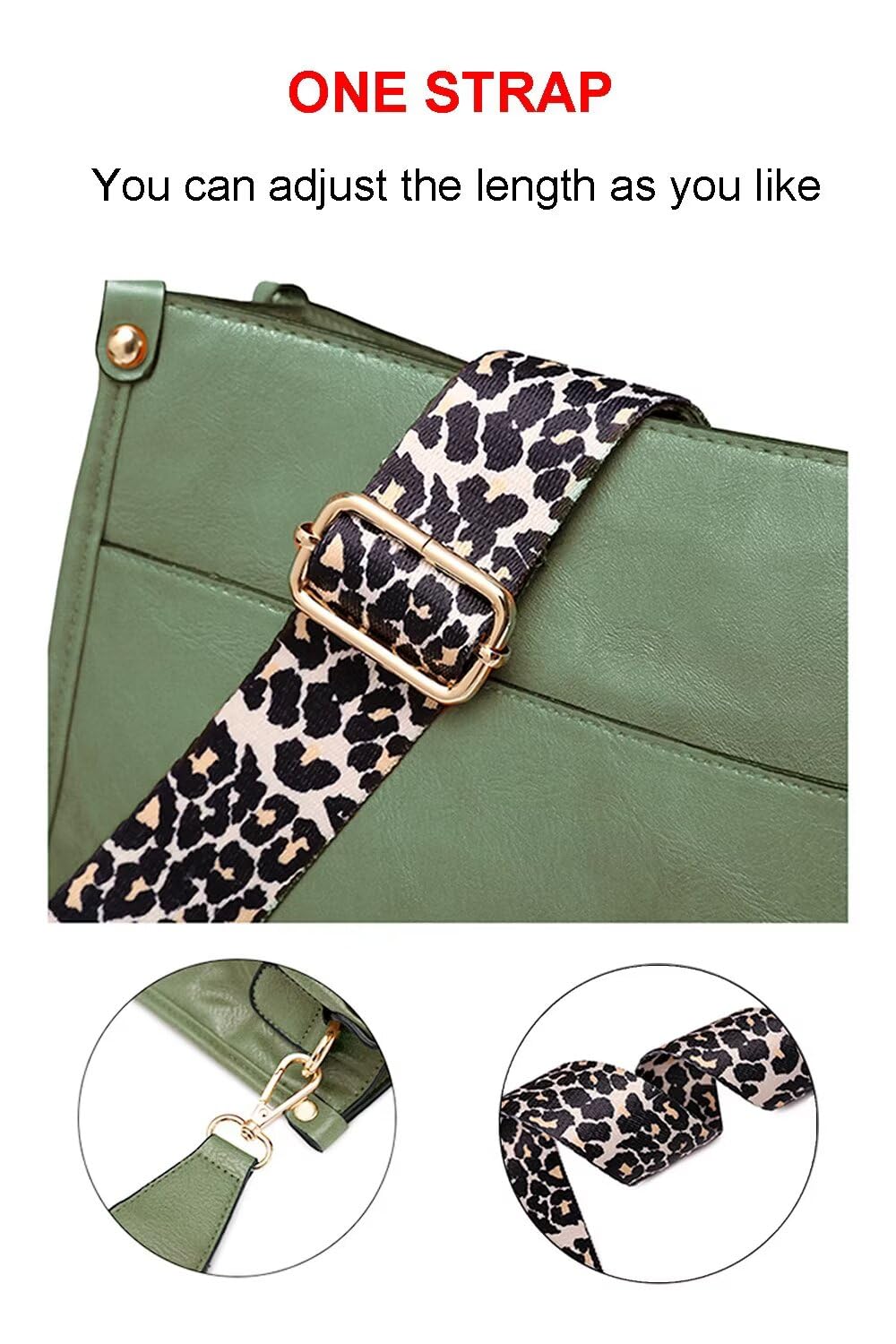 AUYOCO Chic Vegan Leather Crossbody Bag with Strap -  by Handbags Specialist Headquarter | Available at Handbags Specialist Headquarter