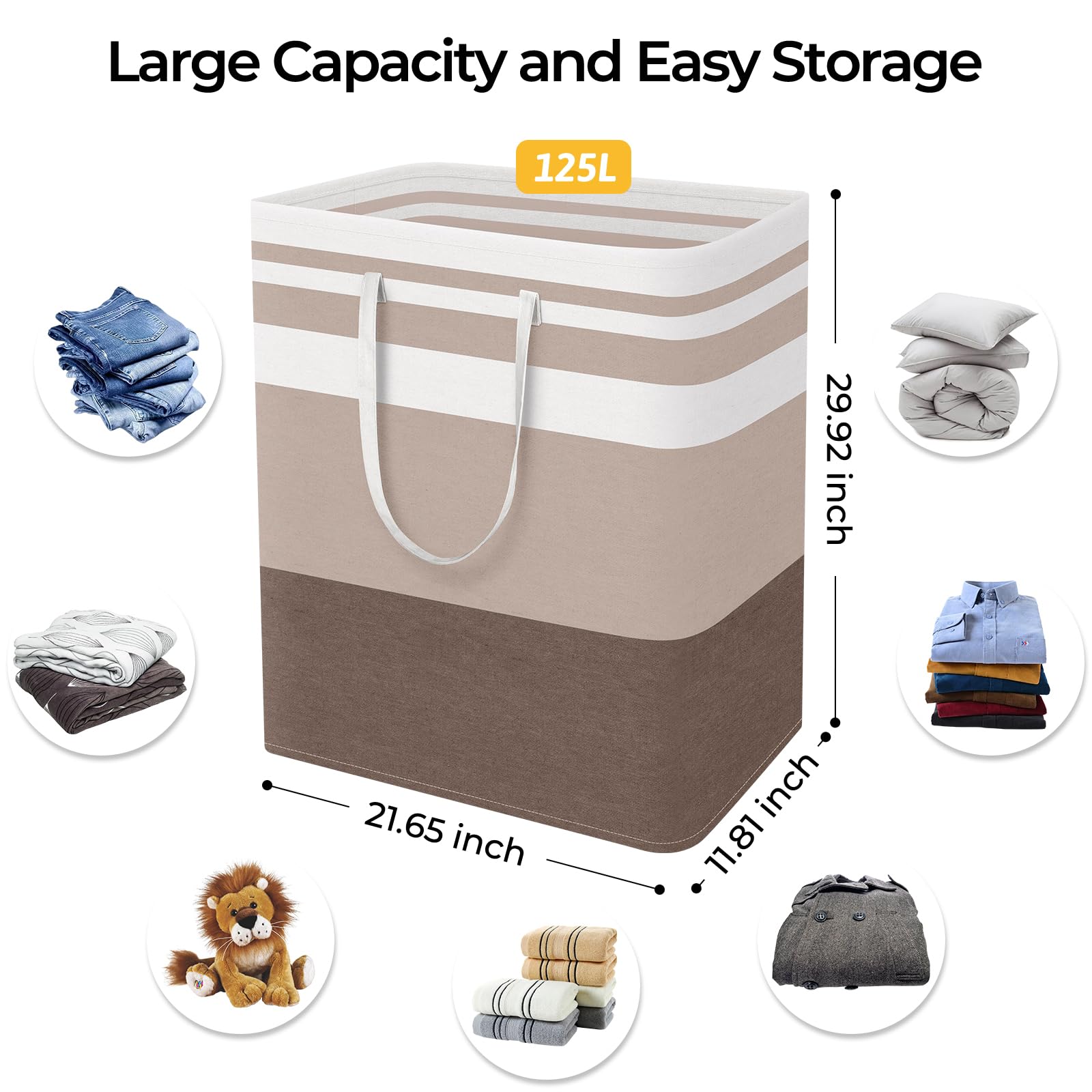 HomeHacks Duo Waterproof Laundry Baskets - Laundry Baskets by Handbags Specialist Headquarter | Available at Handbags Specialist Headquarter