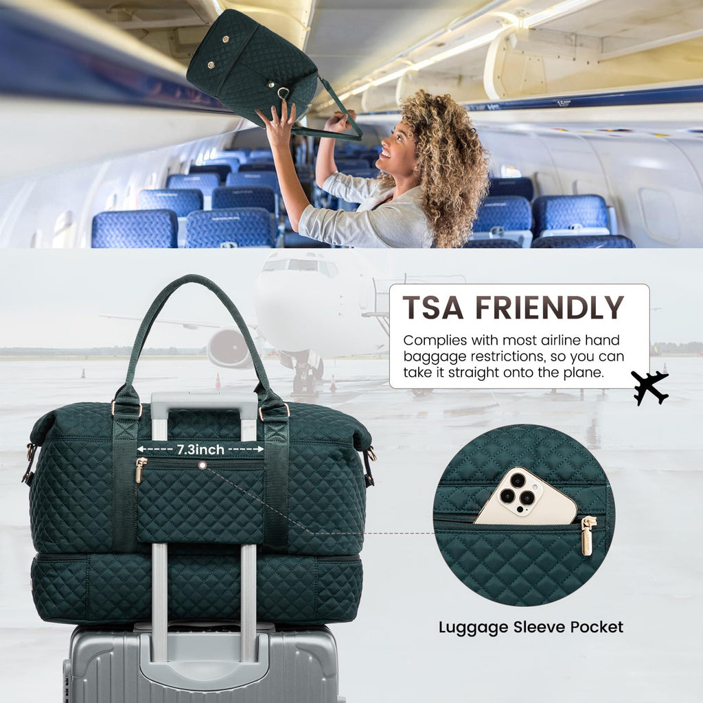 LOVEVOOK All-in-One Duffle: Travel & Gym Ready - Luggage Travel Bags by Handbags Specialist Headquarter | Available at Handbags Specialist Headquarter