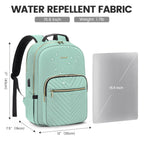 Chic Leather Laptop Backpack for Women - LoveVook - Backpack Bags by Handbags Specialist Headquarter | Available at Handbags Specialist Headquarter