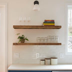 Rustic Farmhouse Shelves (008-40BN) - Decor by Handbags Specialist Headquarter | Available at Handbags Specialist Headquarter