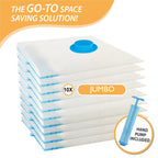 CozyVac Travel Bags with Pump - 6 Pack Space Savers -  by Handbags Specialist Headquarter | Available at Handbags Specialist Headquarter