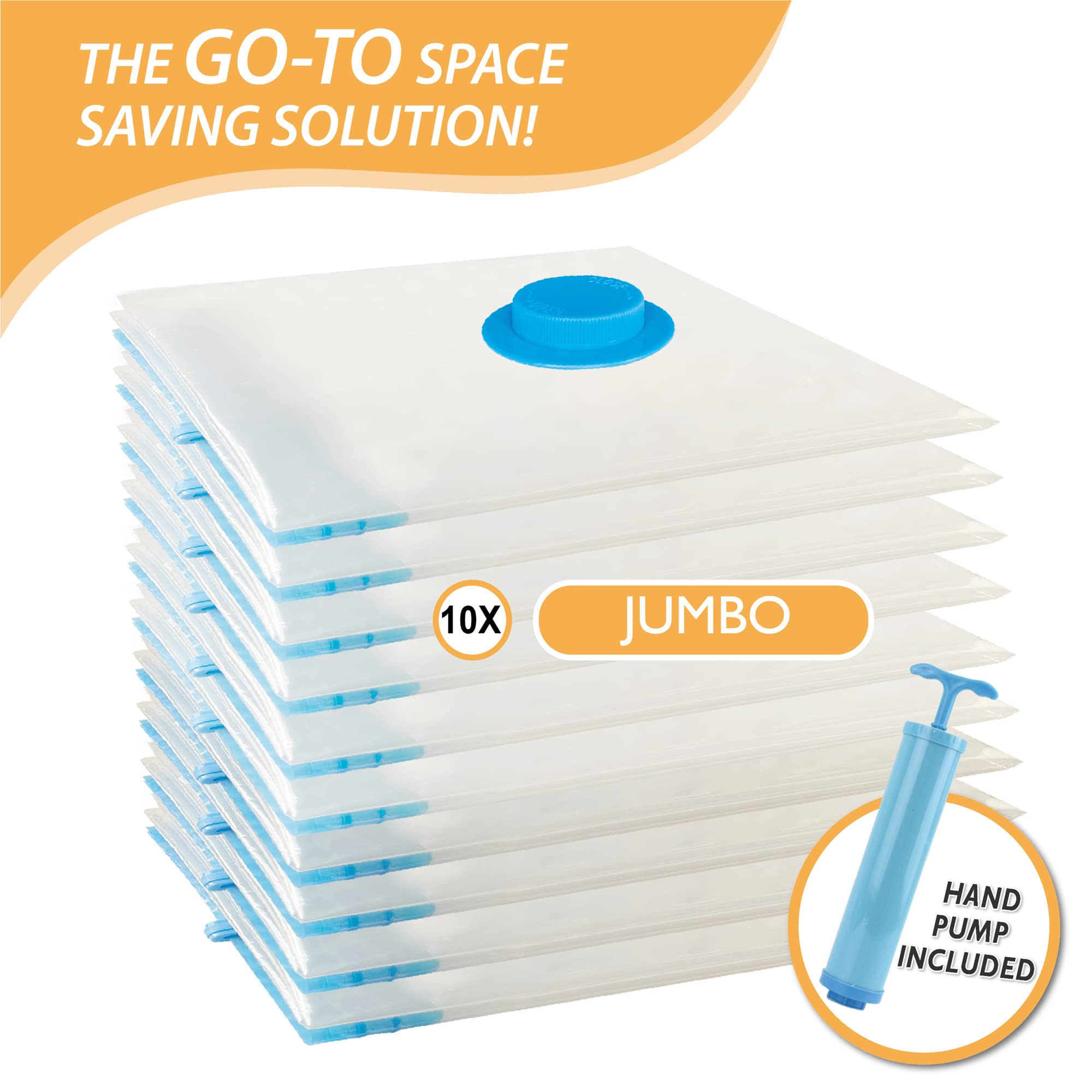 CozyVac Travel Bags with Pump - 6 Pack Space Savers -  by Handbags Specialist Headquarter | Available at Handbags Specialist Headquarter