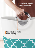 Collapsible Hamper Bag - Grey - Laundry Baskets by Handbags Specialist Headquarter | Available at Handbags Specialist Headquarter