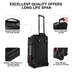 Gonex 70L Wheeled Duffle - Olive Green Travel Bag -  by Handbags Specialist Headquarter | Available at Handbags Specialist Headquarter