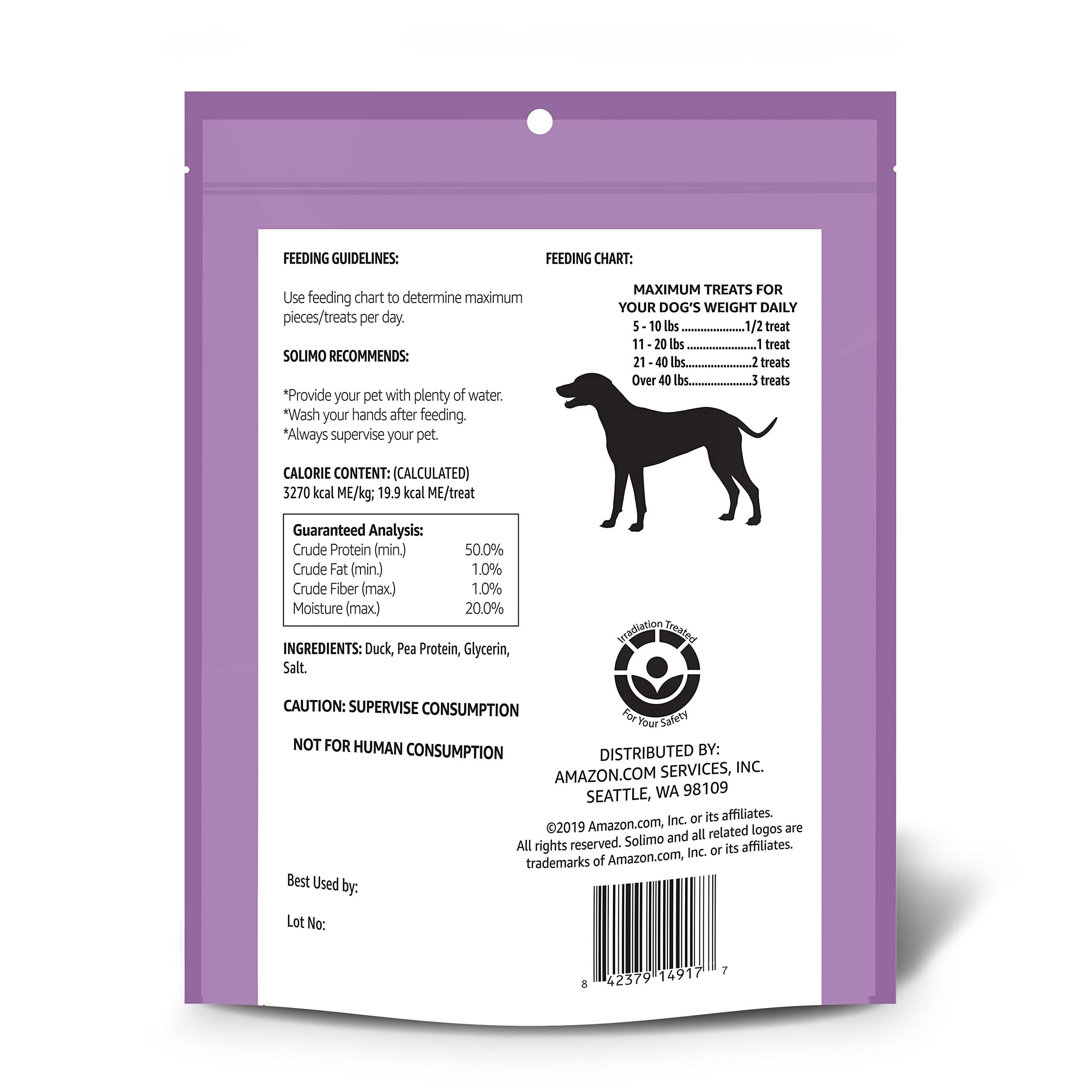 Solimo Sweet Jerky Dog Treats - 2 lbs - Pet Supplies by Handbags Specialist Headquarter | Available at Handbags Specialist Headquarter