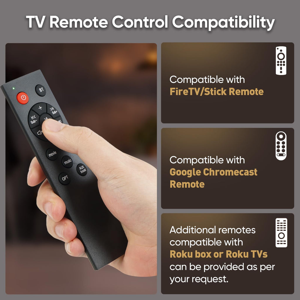 Smart SoundBar: Custom Bass & Compact Design -  by Handbags Specialist Headquarter | Available at Handbags Specialist Headquarter