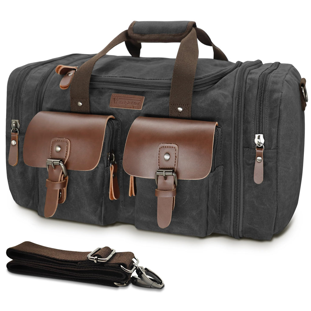 Wildroad 50L Waxed Canvas Waterproof Duffle Bag