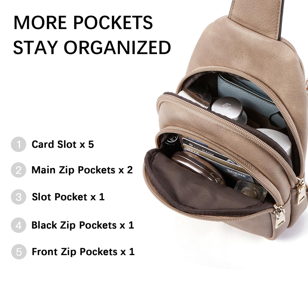 BOSTANTEN Chic Leather Crossbody Sling Bag -  by Handbags Specialist Headquarter | Available at Handbags Specialist Headquarter