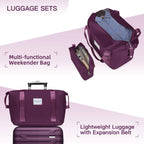 LAVENDER 6pc Hardside Spinner Luggage – ##variant## Luggage Travel Bags