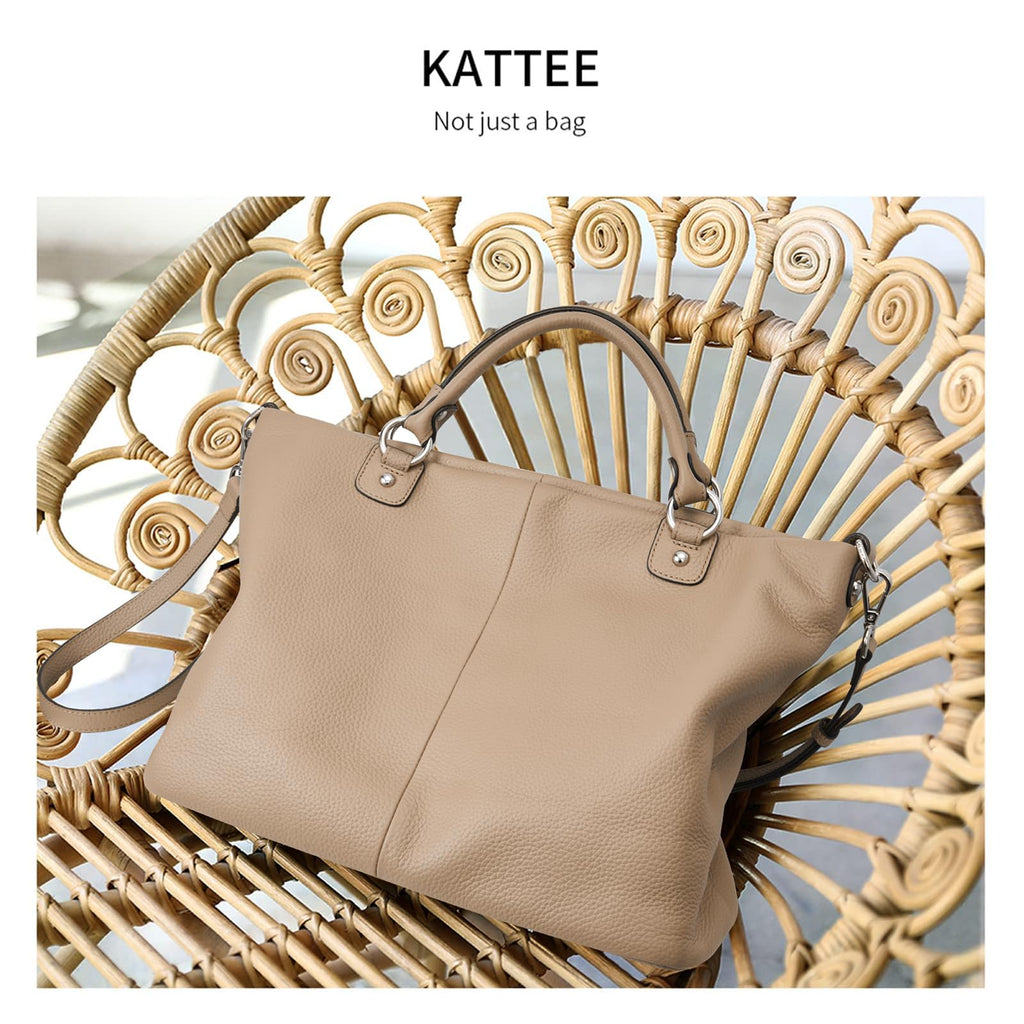 Kattee Women's Leather Tote Bag
