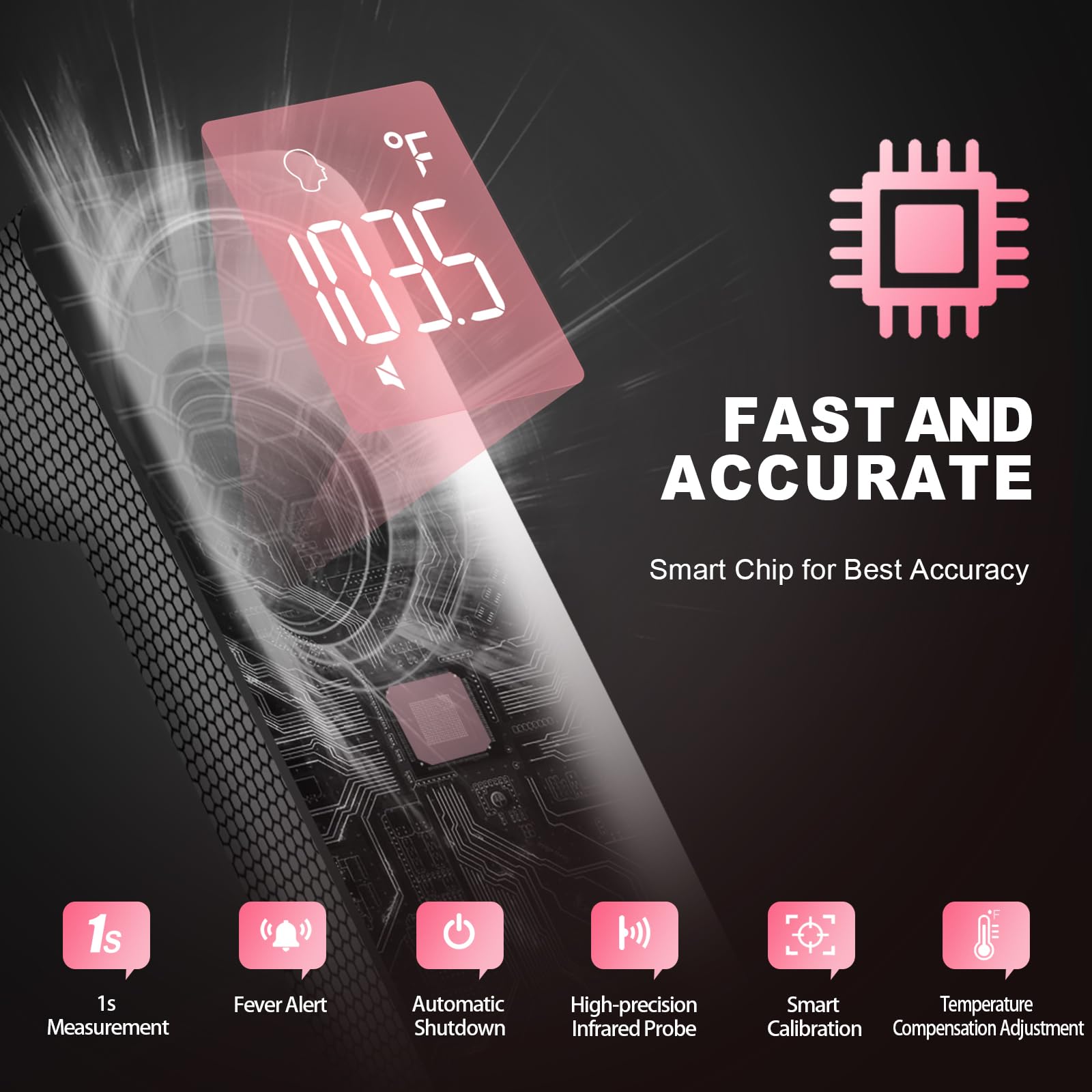 SmartScan No-Touch Thermometer: Family & Fever Care - Health Care by Handbags Specialist Headquarter | Available at Handbags Specialist Headquarter